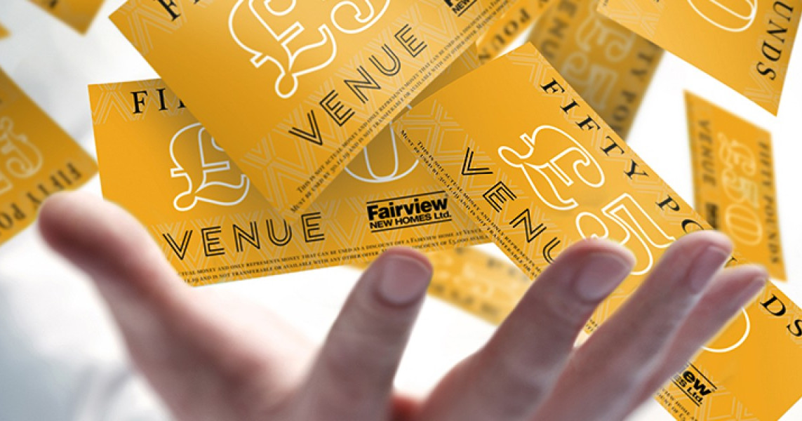 Win money off your new home at venue with Fairview New Homes